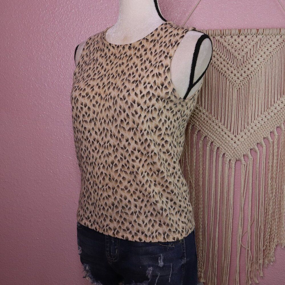 Vintage | Ann Taylor Wool Sleeveless Shell Top Small